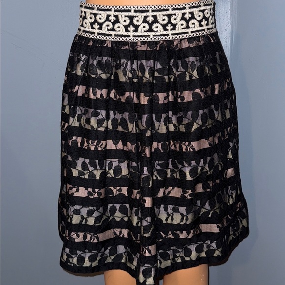 Floreat Dresses & Skirts - Floreat Black Lace Overlay Skirt – Size 2